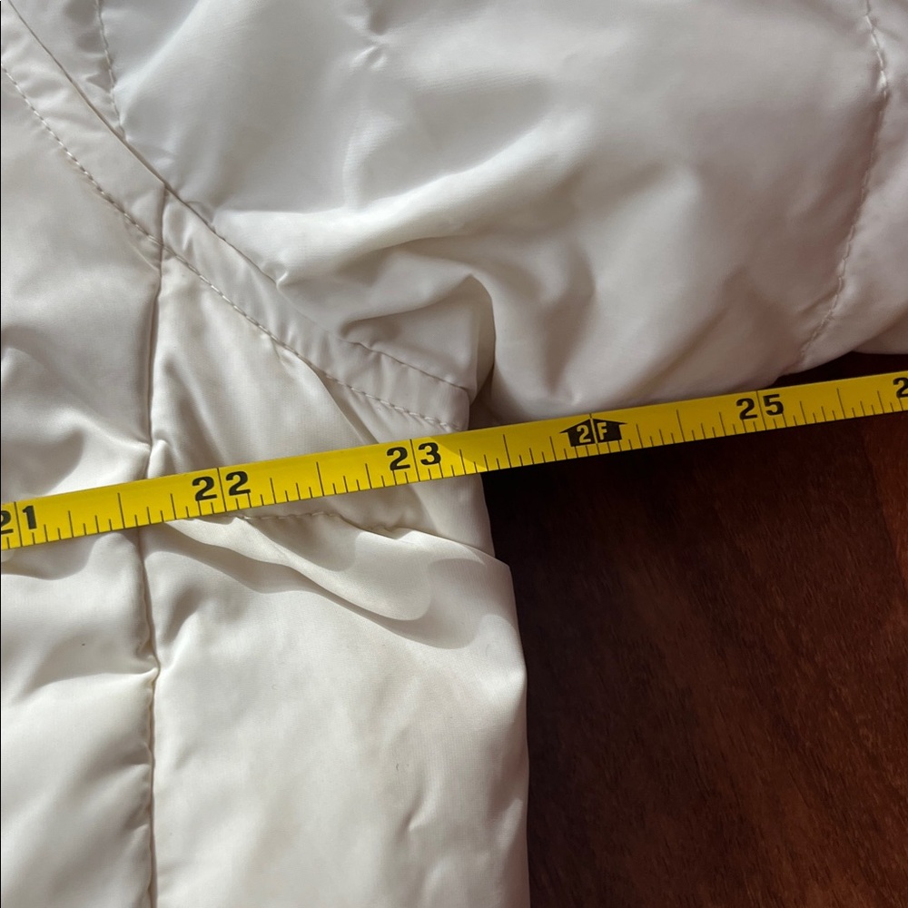 EUC Lands' End cream Goosedown winter Jacket - Picture 9 of 16